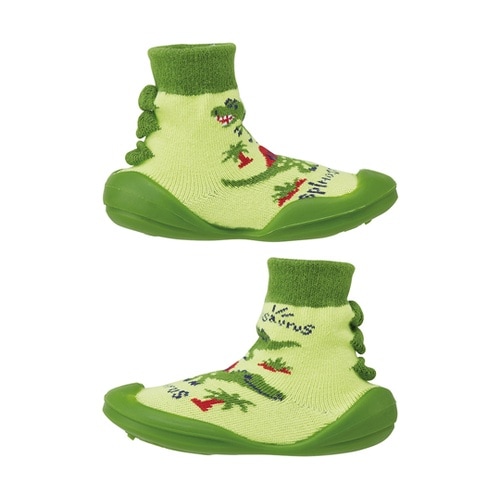 ソックスシューズ M ディノサウルス ピ