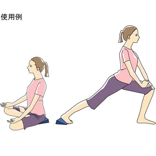 ヨガブロックウエッジ ダークブルー YK