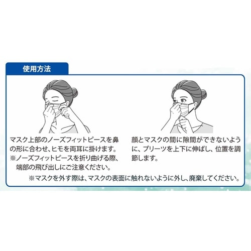 不織布3層サージカルマスク 個装 1箱(