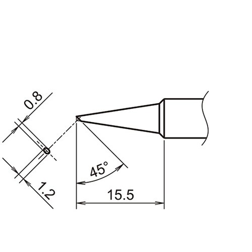 こて先 0.8C型 T18シリーズ