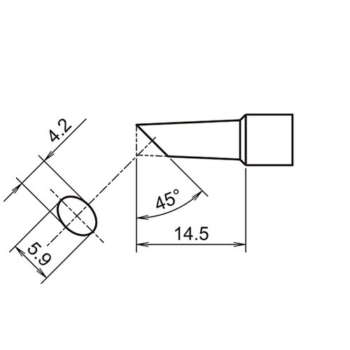 こて先 4BC型 面のみ T32シリーズ