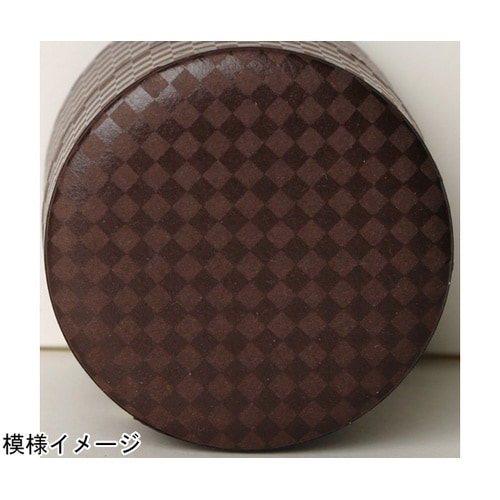 ぽッ・かん モダン市松 茶 L 7834