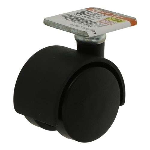 双輪キャスター 30 ナイロン 1セット