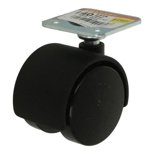 双輪キャスター 40 ナイロン 1セット