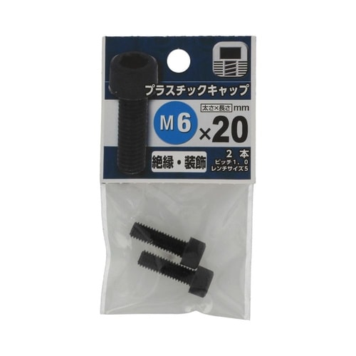 プラスチックキャップ 6×20 1セット