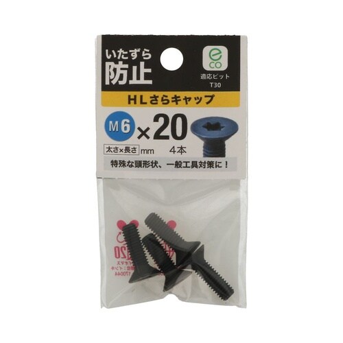 HLさらキャップ 6×20 1セット(4