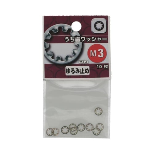 うち歯 ワッシャー M3 1セット(10