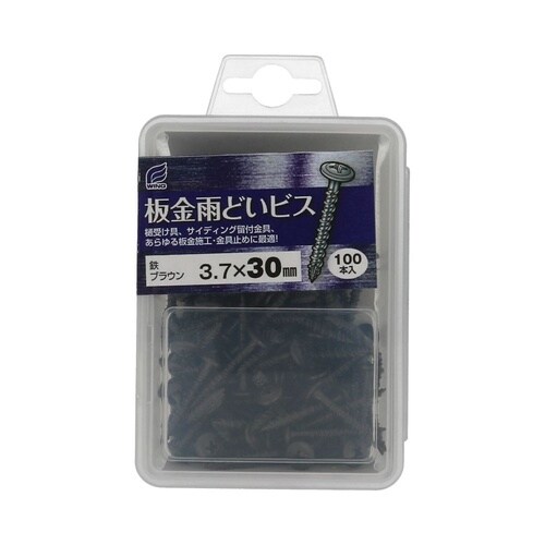 板金雨樋ビスブラウンC 3.7×30 1