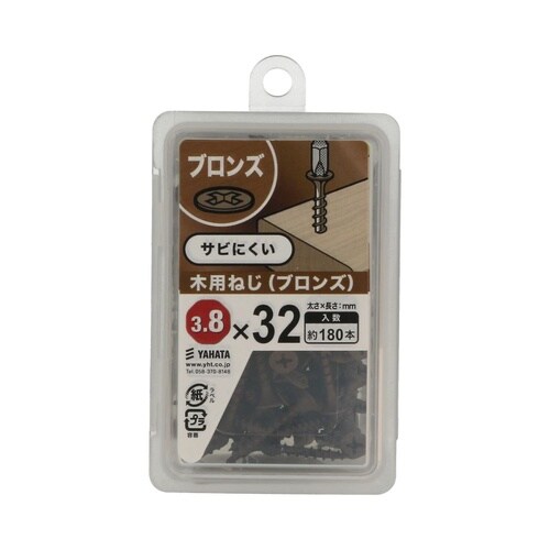 木用ねじブロンズNP 3.8×32 1セ