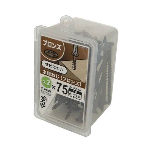 木用ねじブロンズNP 4.2×75 1セ