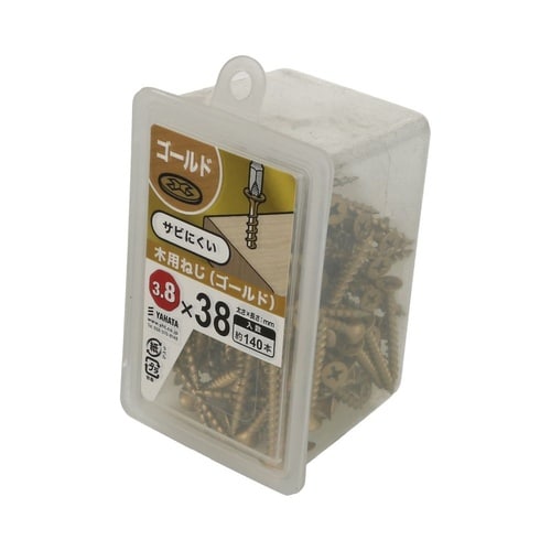 木用ねじゴールドNP 3.8×38 1セ