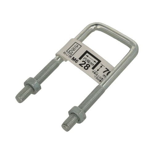 足長コの字ボルト 6×28×70 1セッ