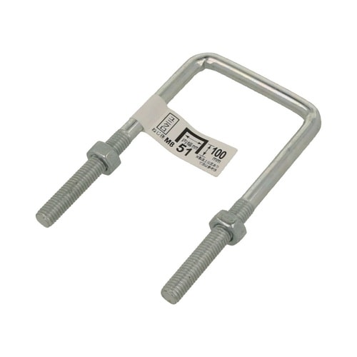 足長コの字ボルト 8×51×100 1セ