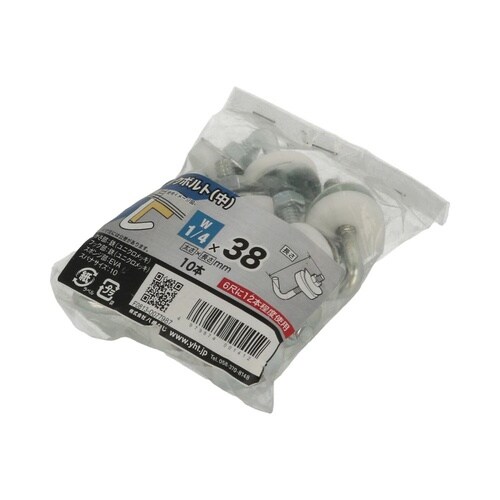 フックボルト(中) 1/4×38 1セッ