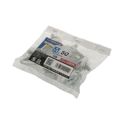 フックボルト(中) 1/4×50 1セッ