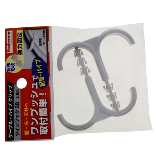 ケーブル・パイプクリップ ツインフック2