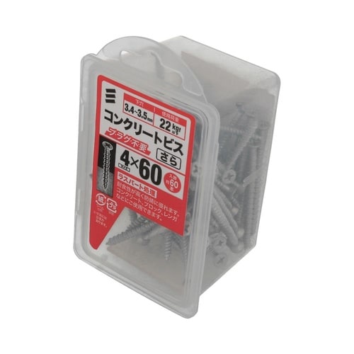 コンクリートビス(さら)NP 4×60