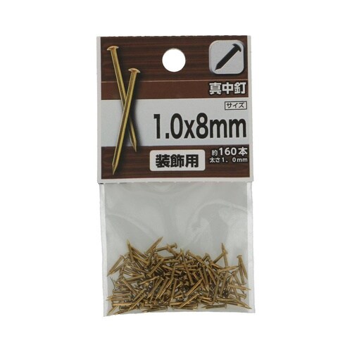 真中釘 1.0×8mm 1セット(160