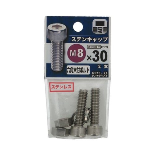 ステンキャップ M8×30 1セット(2