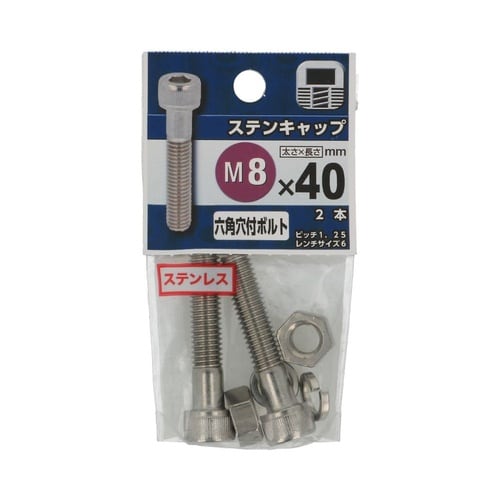 ステンキャップ M8×40 1セット(2