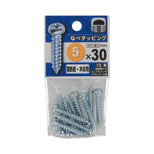 なべタッピング 5×30 1セット(10