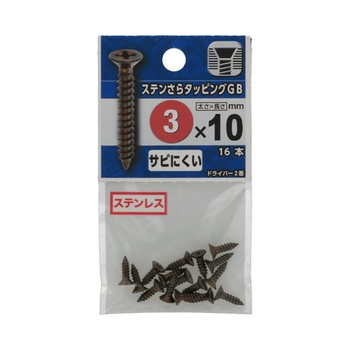 ステンさらタッピング GB 3×10 1