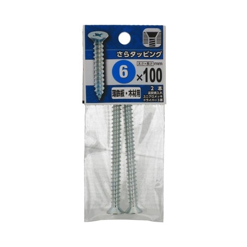 さらタッピング 6×100 1セット(2