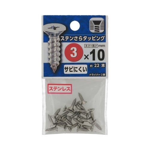 ステンさらタッピング 3×10 1セット