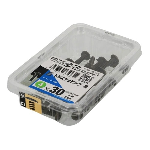 トラスタッピング黒 4×30 1セット(