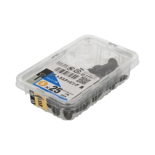 トラスタッピング黒 5×25 1セット(