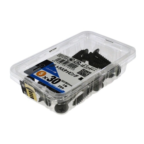 トラスタッピング黒 5×30 1セット(