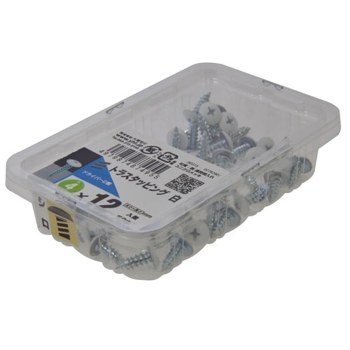 トラスタッピング白 4×12 1セット(