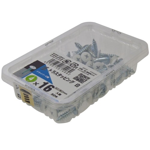 トラスタッピング白 4×16 1セット(