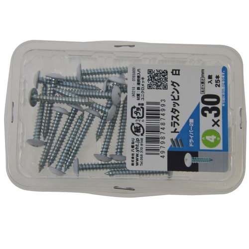 トラスタッピング白 4×30 1セット(