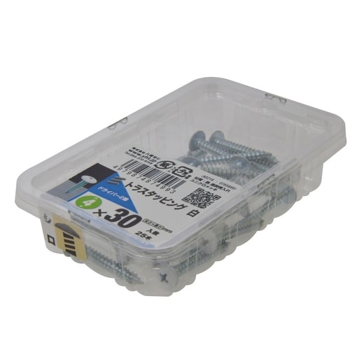 トラスタッピング白 4×30 1セット(