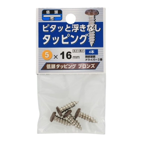 低頭タッピング ブロンズ 5×16 1セ