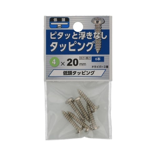 低頭タッピング 4×20 1セット(6個