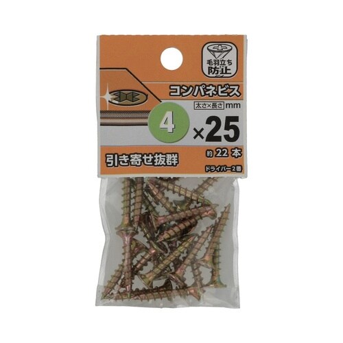 コンパネビス 4.0×28 1セット(1