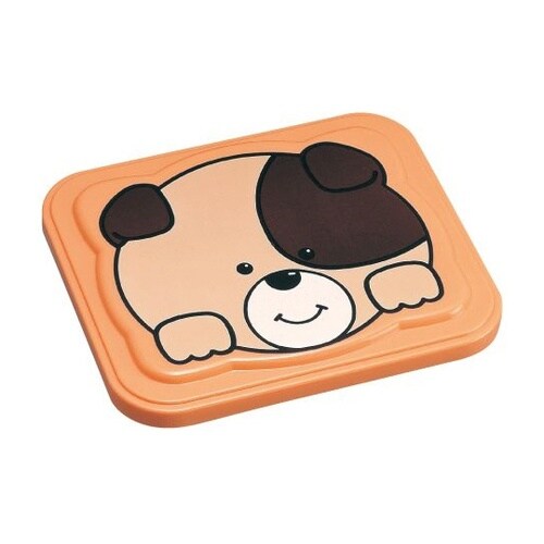 アニマル幼稚園弁当容器 本体(ライトオレ