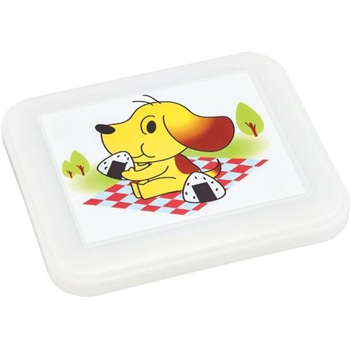 スタック幼稚園弁当容器 本体(アカ)蓋(