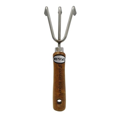 ステンレス木柄熊手 721135