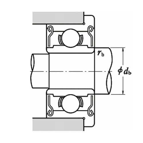 日本精工(NSK) フランジ付き小径玉軸