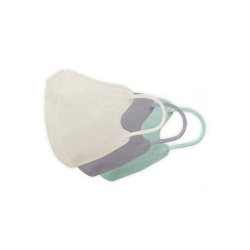 BMC立体カラーマスク ベージュ・グレー