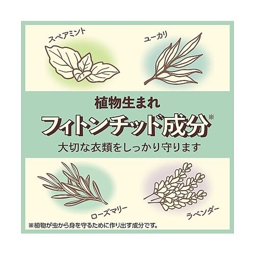 クローゼットおくだけ防虫力 ハーブミント