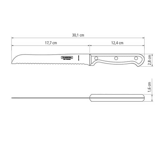 ブレッドナイフ 7インチ ウルトラコルテ