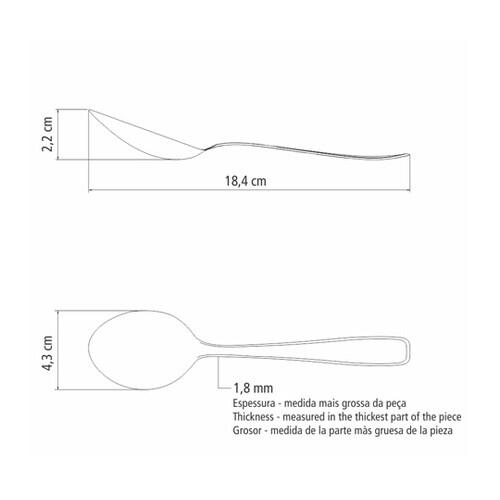 テーブルスプーン 19cm マレーシア