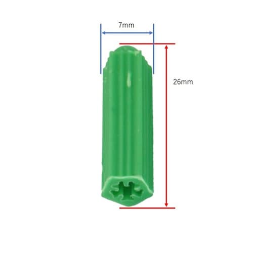 皿頭タッピングネジ(径3mm)中空壁・石
