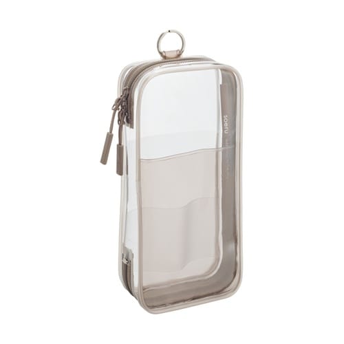 soeru ラウンドジップペンケース モ