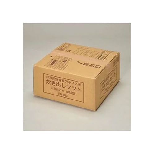 アルファ米 炊き出しセット 50食分 山