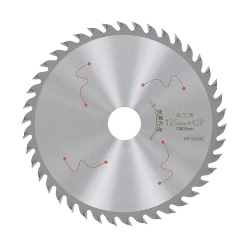 木工用チップソー 125×42P
